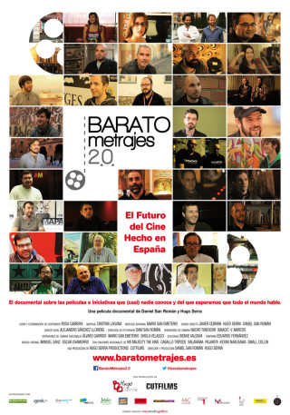Cartel de BARATOmetrajes 2.0 – El futuro del cine hecho en España