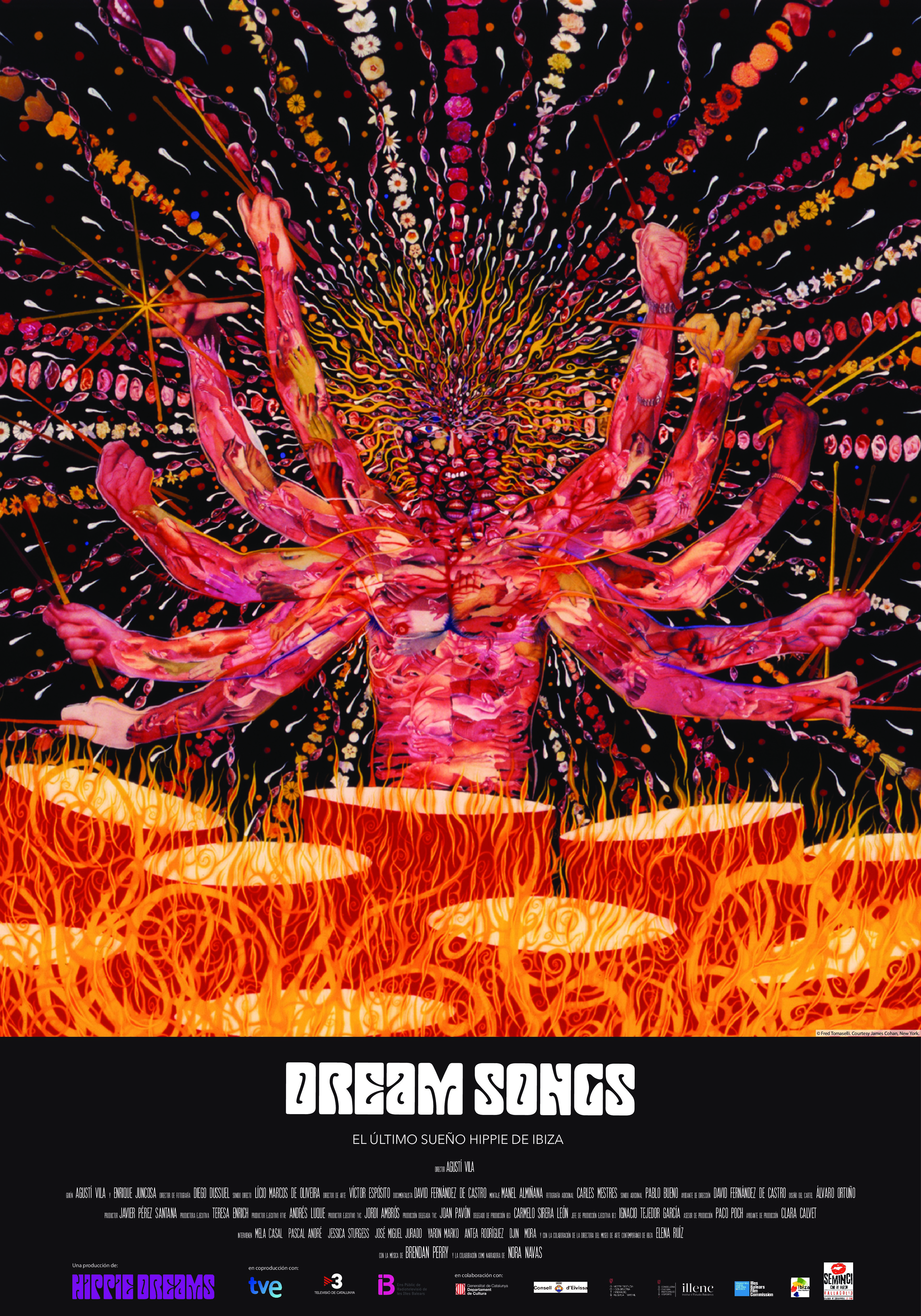 Cartel de Dream Songs, el último sueño hippie de Ibiza