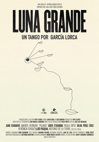 Cartel de Luna grande. Un tango por García Lorca